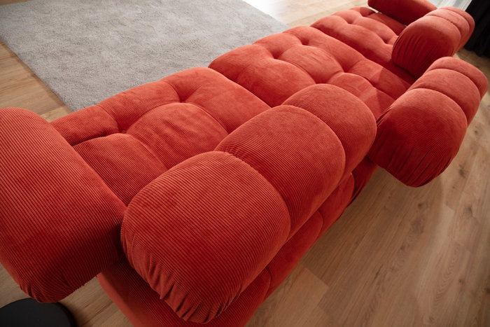 Atelier Del Sofa Doblo Sofá de 3 plazas - Rojo